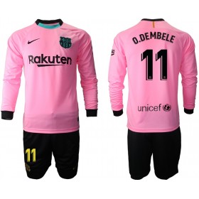 FC Barcelona Ousmane Dembele 11 Kind Third Tenue 2020-21 L/S